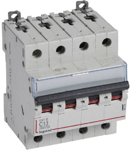 Выключатель автоматический Legrand DX3-E 6000 4п 13А C 10кА фото Выключатель автоматический Legrand DX3-E 6000 4п 13А C 10кА картинка